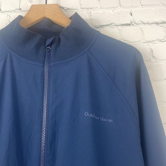 OUTDOOR VOICES Men's High Stride Zip Navy Jacket size XL - Picture 4 of 6